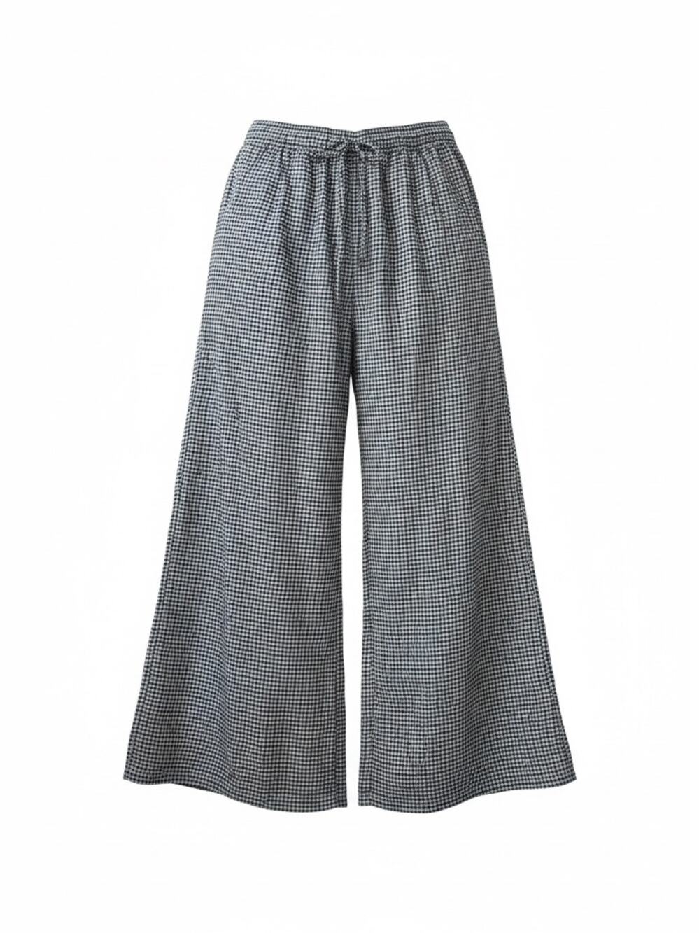 SO Women’s Brown Checkered Wide Leg Pajama Pants Size Medium NWT